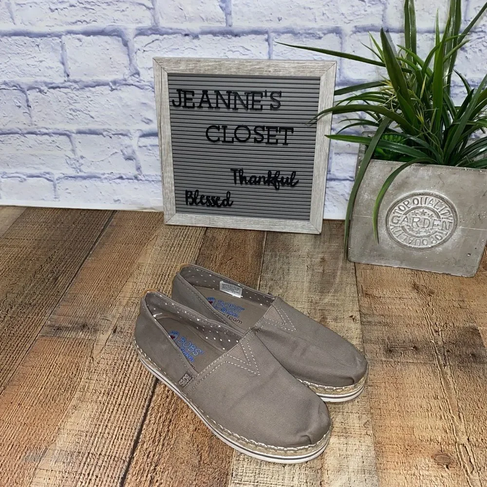 Skechers Bobs Breeze Taupe Espadrille